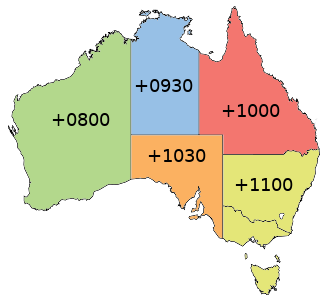 Australian Time Zones